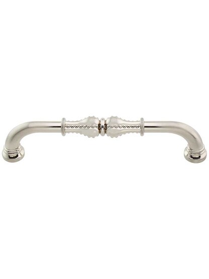 Prestige Beaded Cabinet Pull - 5 inch Center-to-Center in Satin Nickel.